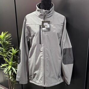 CAT Storm Blocker,Water/wind resistant,Grid Fleece bonded softshell zipup jacket